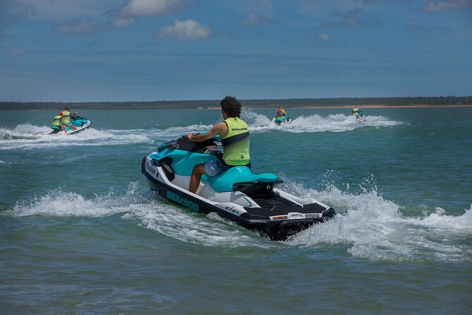 1-Hour Thunderball WWII Adventure Jet Skiing in Darwin - Darwin Harbour on a Jet Ski, with the Shipwrecks in Focus