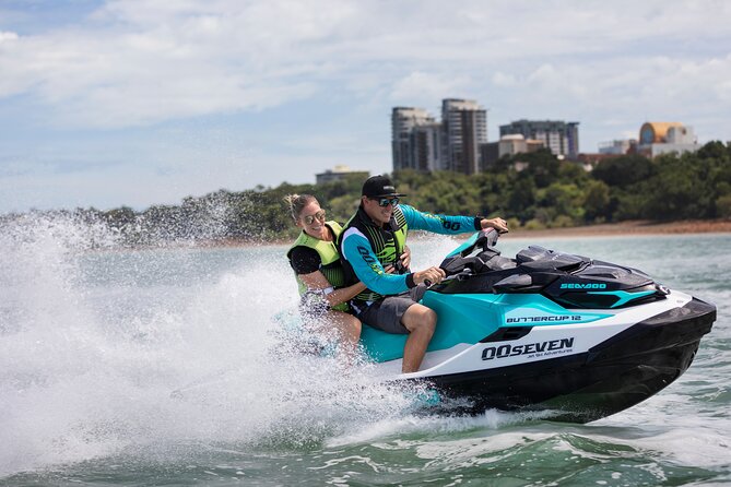 1-Hour Thunderball WWII Adventure Jet Skiing in Darwin - What the Jet Ski Tour Covers, Over and Around the Seabed