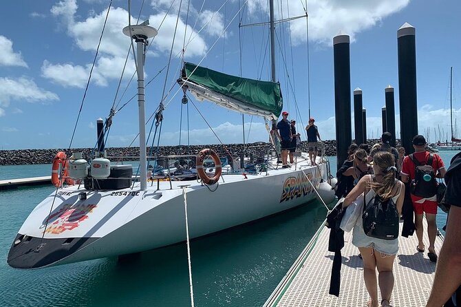 2-Night Whitsundays Sailing Cruise incl. Whitehaven Beach & Great Barrier Reef - Spank Me and the 82-foot sailing vibe in the Whitsundays
