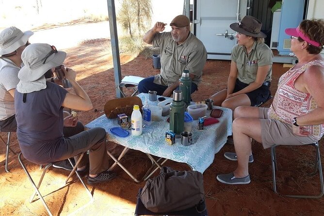 Aboriginal Homelands Experience - Afternoon tea at the campfire shelter