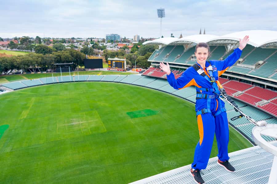 Adelaide: Rooftop Climbing Experience of the Adelaide Oval - City View Area: How to Read Adelaide From Above