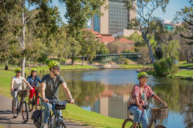 Adelaide Scenic E-Bike Tour and Wine Tasting - River Torrens Linear Park Trail: the best stretch for views
