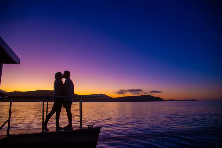 Airlie Beach: 2-Hour Sunset Cruise with Sparkling Wine - The hosts and the atmosphere: humour, music, and the photo moment