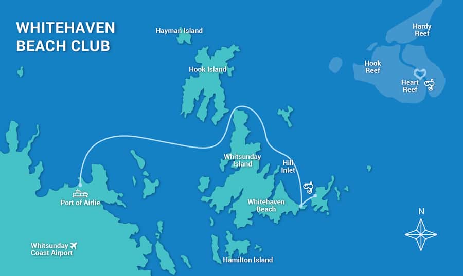 Airlie Beach: Whitehaven Beach Club - Beach time and lunch: what the included meal gets right