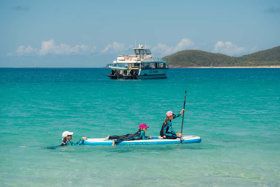 Airlie Beach: Whitehaven Beach Club - Optional snorkelling: how to think about the reef stop