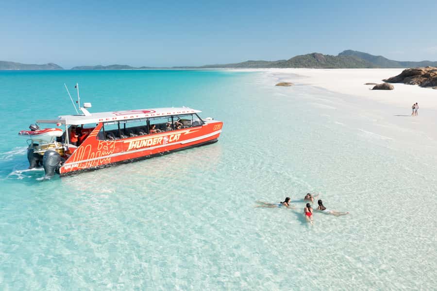 Airlie Beach: Whitehaven Full-Day Eco-Cruise with Buffet - Fast, stable catamaran energy from Airlie Beach