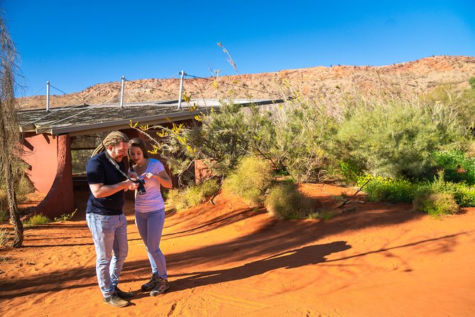 Alice Springs Desert Park General Entry Ticket - Bird show action at the outdoor amphitheater