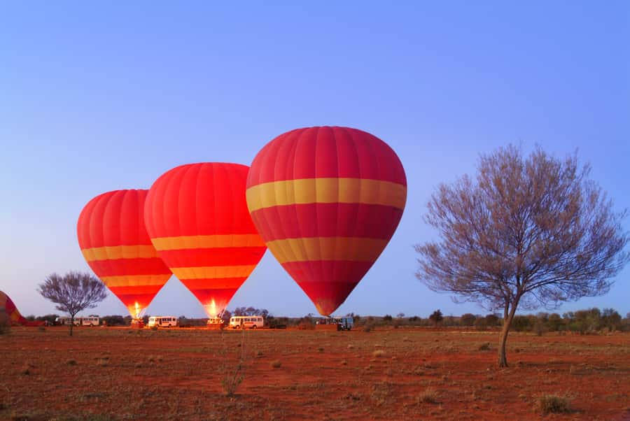 Alice Springs: Early Morning Hot Air Balloon Flight - What The Flight Feels Like Over Central Australia