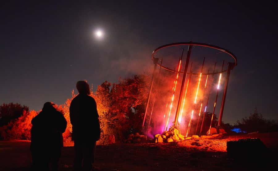 Astra Lumina Entry at Currumbin Wildlife Sanctuary - Lights, sound, and the fog effects you’ll notice