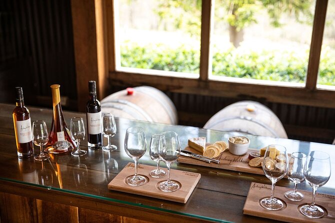Audrey Wilkinson Vineyard: Fromage and Fortified Wine Experience - Barrel-aged fortified pours: your three generous tastings