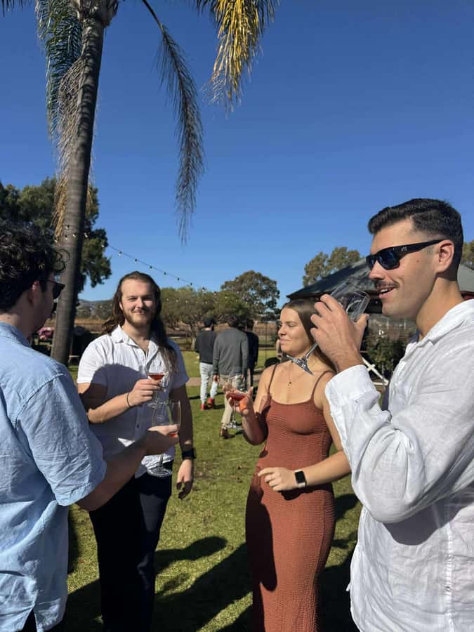 Barossa: Enjoy Wine, Lunch, Brewery, Chocolate & Wildlife - Tanunda free time: wine at Z Wines, beer at Rhen Bier Brewhouse, and simple wandering