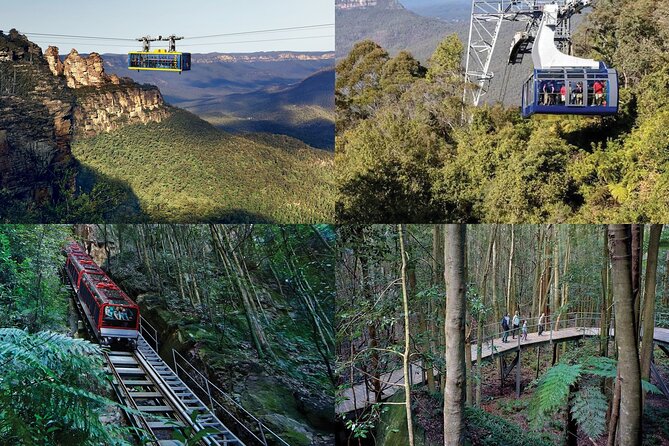 Blue Mountains Small-Group Tour from Sydney with Scenic World,Sydney Zoo & Ferry - Scenic World in One Hour: Skyway, Cableway, Railway, Rainforest Walk