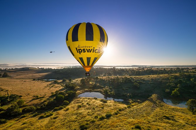 Brisbane's closest Hot Air Balloon Flights - City & Country views - 1 hr flight! - Landing and breakfast at Fourthchild Café and Restaurant
