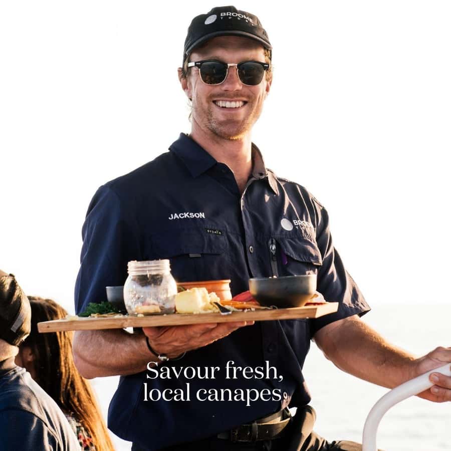 Broome's Iconic Catamaran Sunset Cruise - The crew vibe: friendly service with real personality