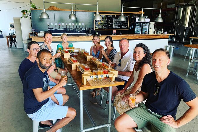 Byron Bay Brewery & Distillery Tour: Tastings, Lunch & transfers - Wandana Brewing Co. and Husk Distillers: paddles that keep the momentum
