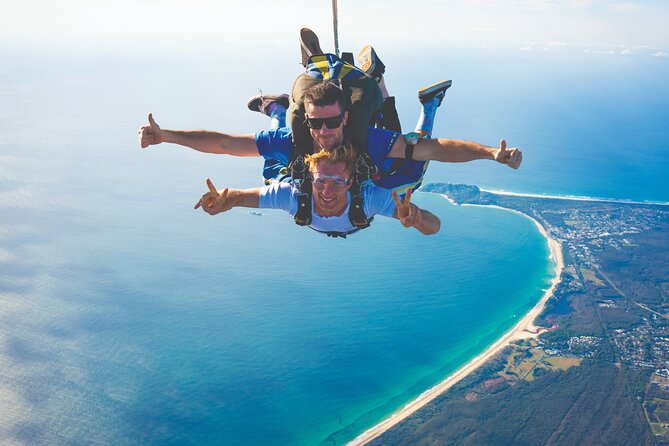 Byron Bay: Tandem Skydive Experience - Scenic Flight Over Byron Bay: The Pre-Freefall Portion You Should Pay Attention To