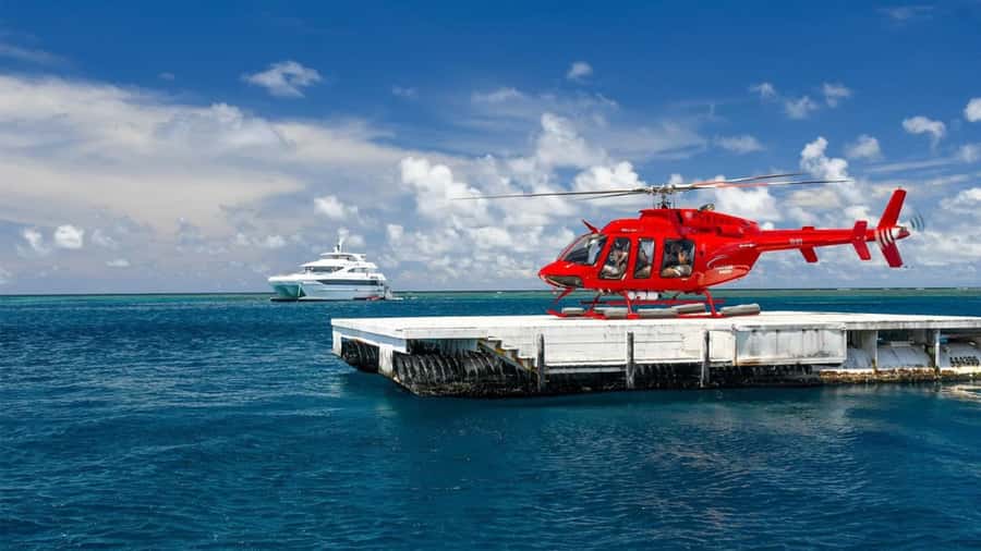 Cairns: Great Barrier Reef Cruise & Scenic Helicopter Flight - Evolution Yacht Comfort: Less Crowded Than You Fear
