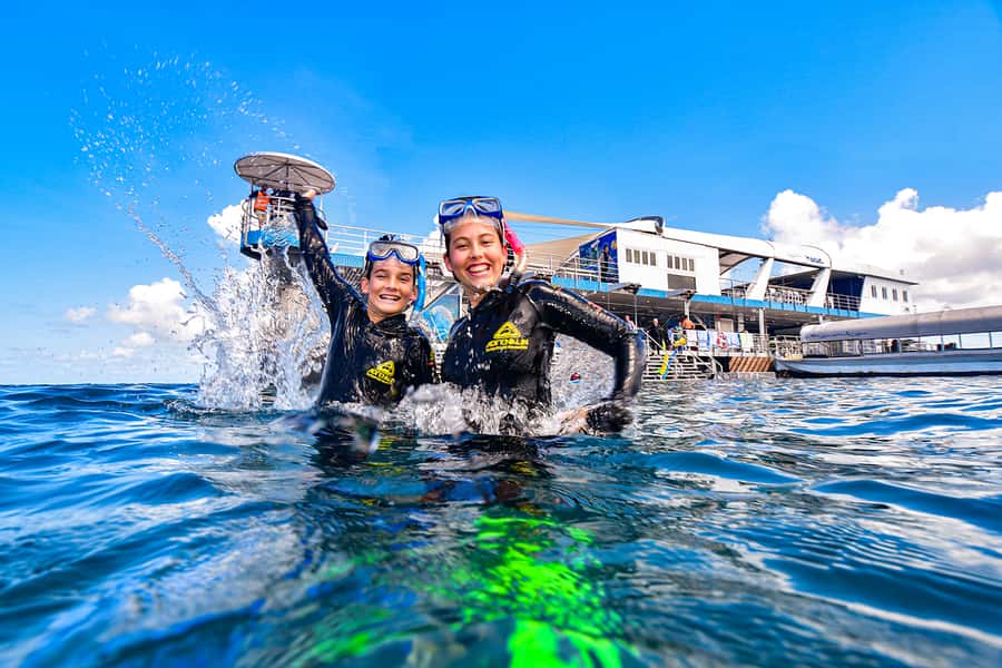 Cairns: Great Barrier Reef Pontoon with Water Activities - Picking your reef time: snorkeling, glass-bottom, semi-submersible, and underwater viewing