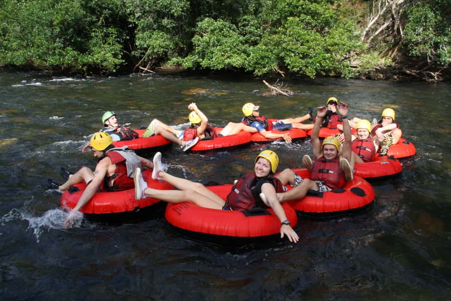 Cairns or Northern Beaches: Rainforest River Tubing - Price and Value: $53 Plus the River Levy