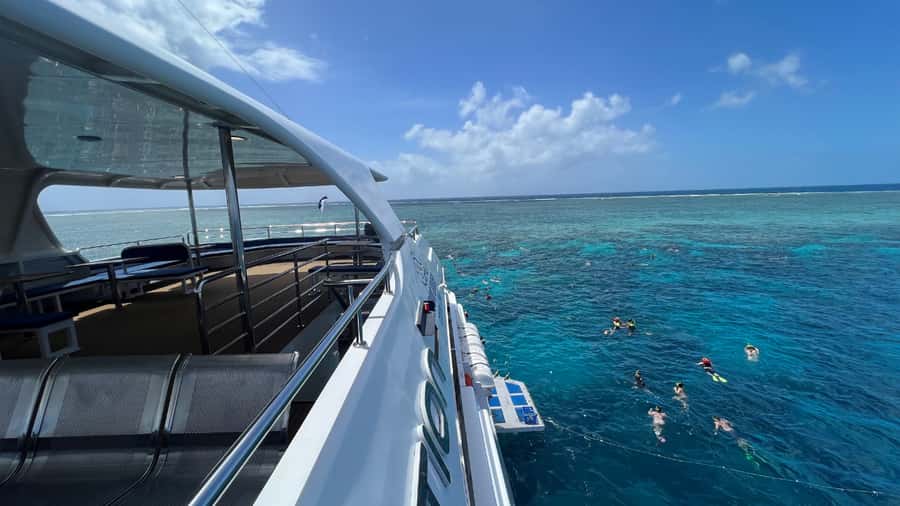 Cairns: Outer Great Barrier Reef Full-Day Tour with Lunch - What snorkeling feels like on this tour (the safety structure)