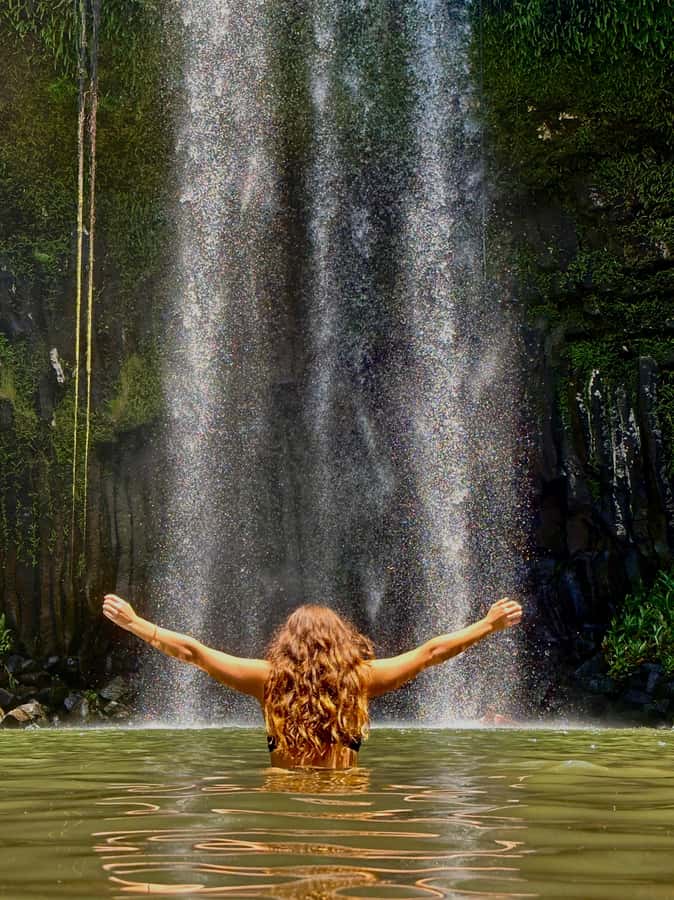Cairns: Waterfall Tour with Lunch - Lake Eacham: volcanic crater calm, with walk or swim options