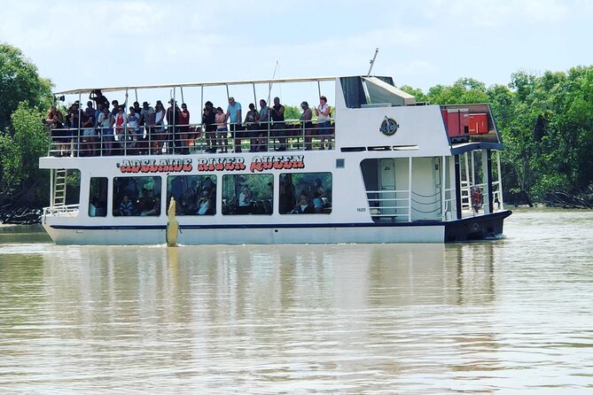 Darwin: Adelaide River Queen Original Jumping Crocodile Cruise - First impressions: Wak Wak pickup and the easy start at 1:00 pm