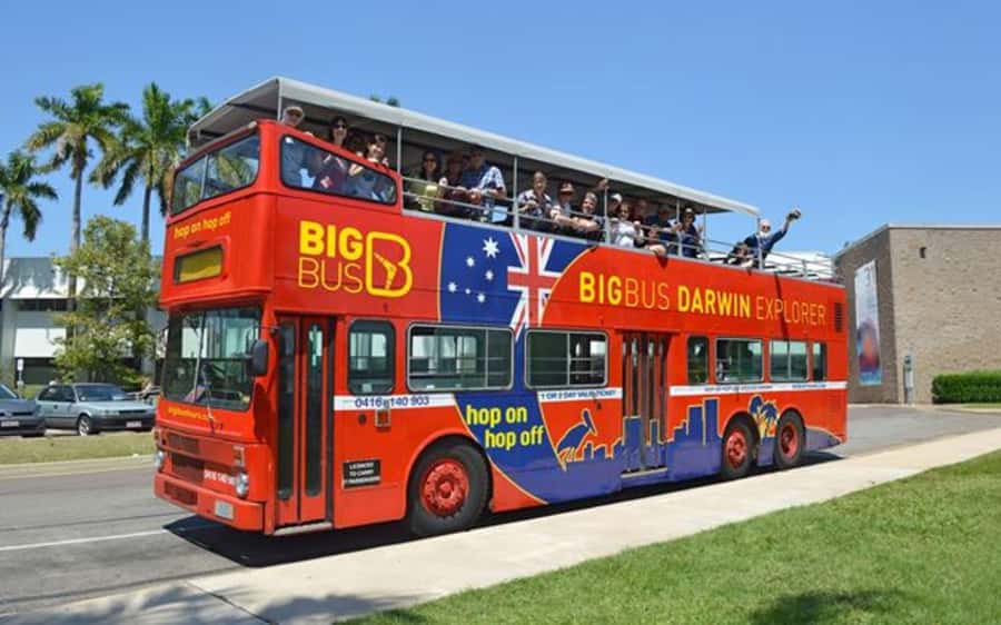 Darwin: Hop-On Hop-Off Bus, Crocosaurus Cove and RFDS Entry - Royal Flying Doctors Service and Bombing of Darwin Harbor: Two Sides of Darwin
