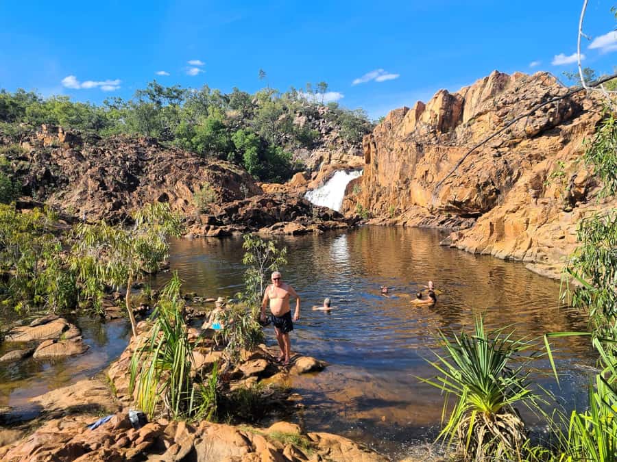 Darwin: Nitmiluk National Park Tour & Katherine Gorge Cruise - Edith Falls (Leliyn) plunge pool time: swim when it’s open