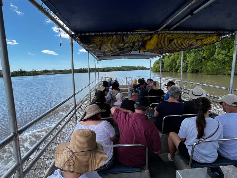 Darwin: The Croc Bus to the Famous Jumping Crocodile Cruise - Adelaide River jumping croc cruise: where the action earns its hype