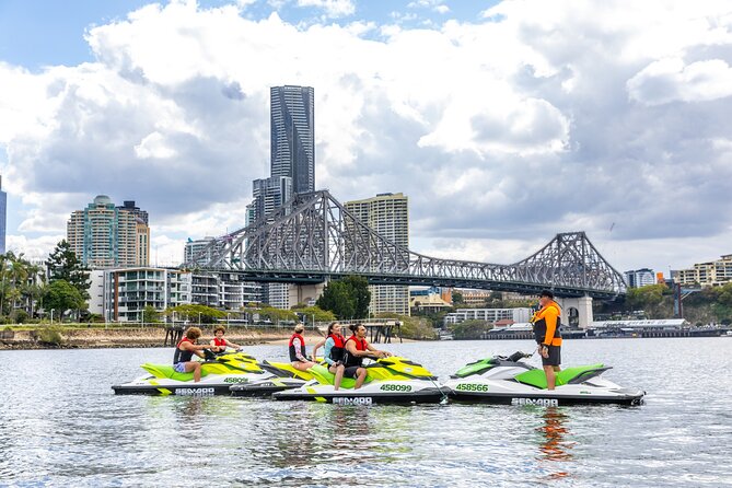 Don't just Visit Brisbane - Experience our Moreton Bay Safari - Entering Brisbane River at Speed