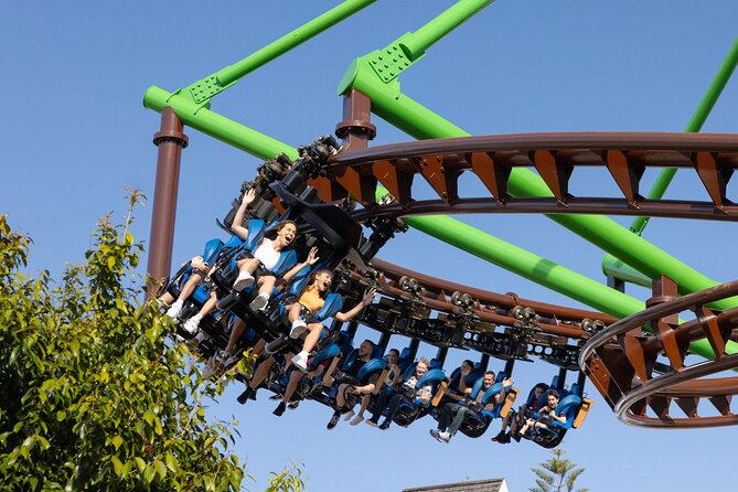 Dreamworld Gold Coast 1-Day Pass – Thrills & Wildlife Encounters - The thrill lineup, where Giant Drop and Steel Taipan fit