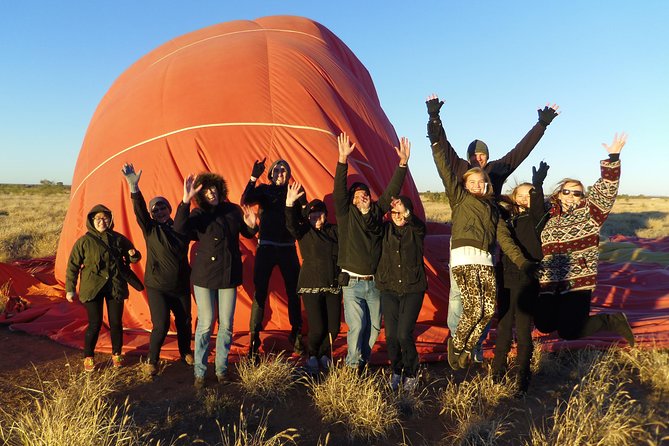 Early Morning Ballooning in Alice Springs - What you see from above, MacDonnell Ranges without flying over them
