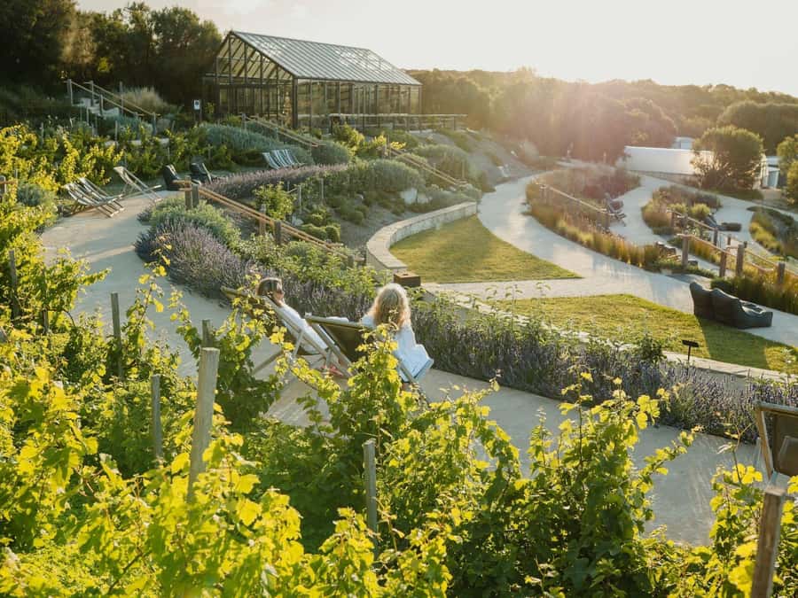 Fingal: Peninsula Hot Springs Entry with Lunch Credit - Your bathing circuit: 50+ geothermal, globally inspired soaking zones