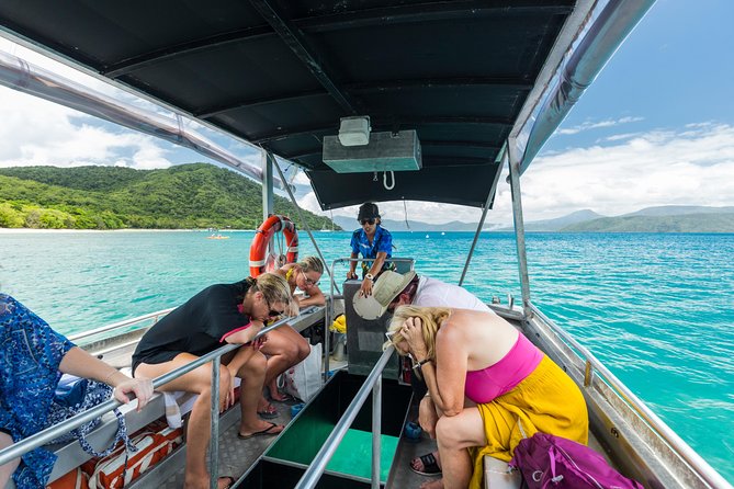 Fitzroy Island Day Tour from Cairns - Glass-bottom boat: reef viewing without the whole swim