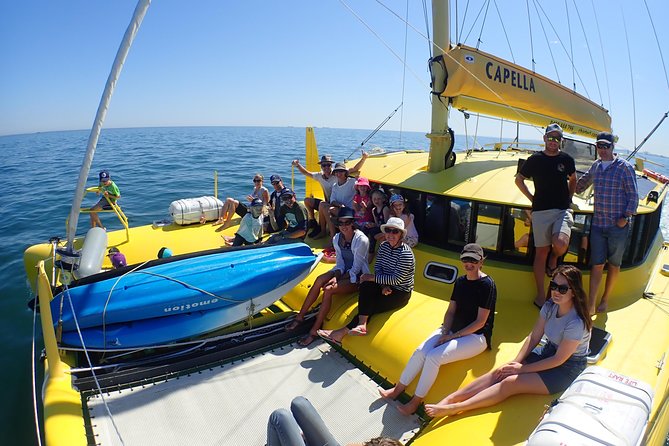 Fremantle Twilight Sail - Onboard Comfort: Wet, Windy, and Barefoot Reality