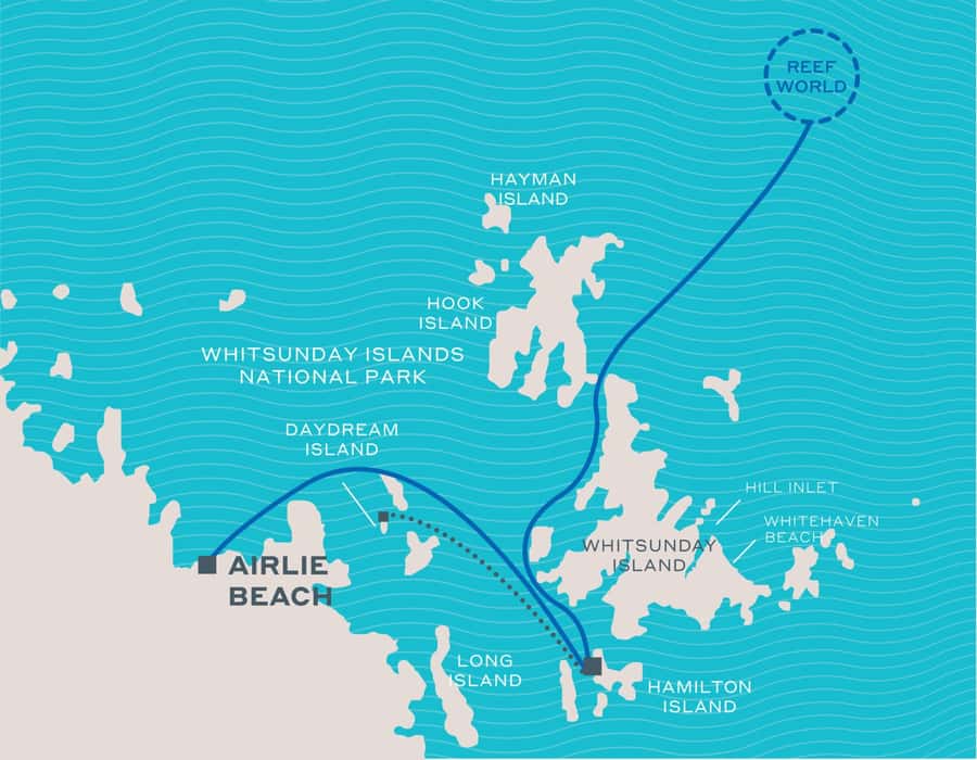 From Airlie Beach: Great Barrier Reef Adventure Cruise - Dry reef options: underwater observatory and semi-submersible tour