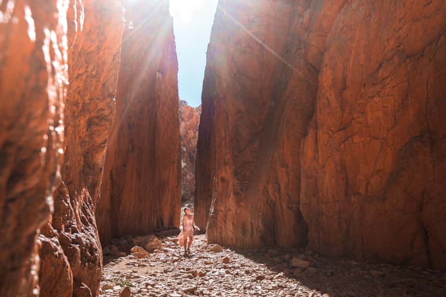 From Alice Springs: West MacDonnell Ranges Half Day Trip - Simpsons Gap: cliffs, a permanent waterhole, and Arrernte significance