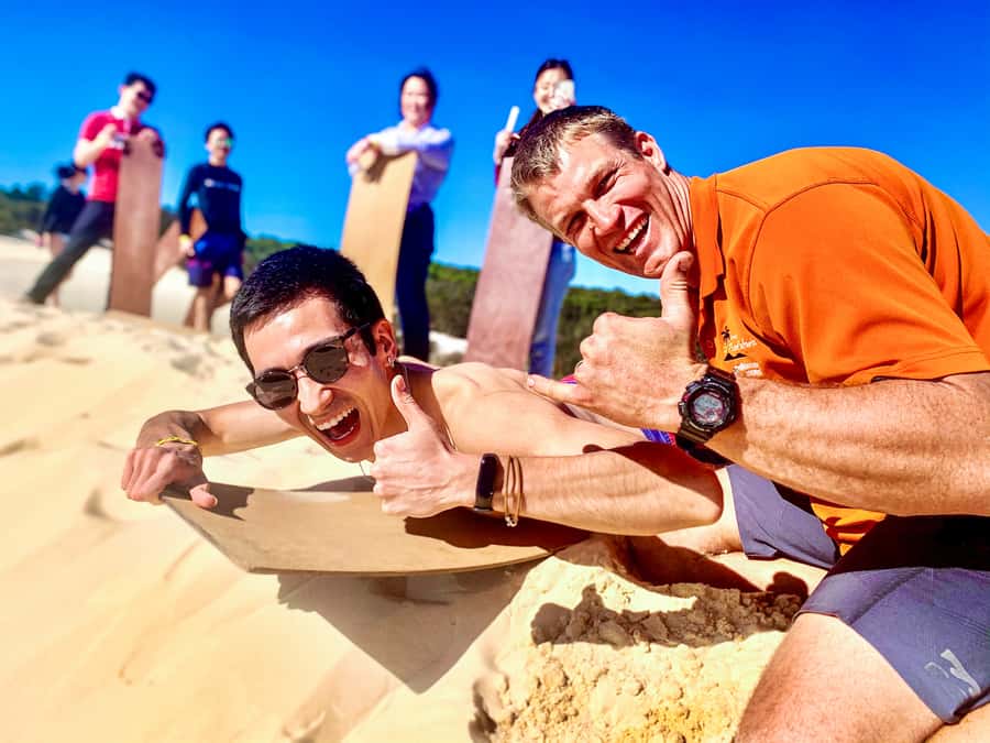 From Brisbane: Moreton Island Full-Day Trip - Sand tobogganing and The Desert 4WD: adrenaline with real terrain