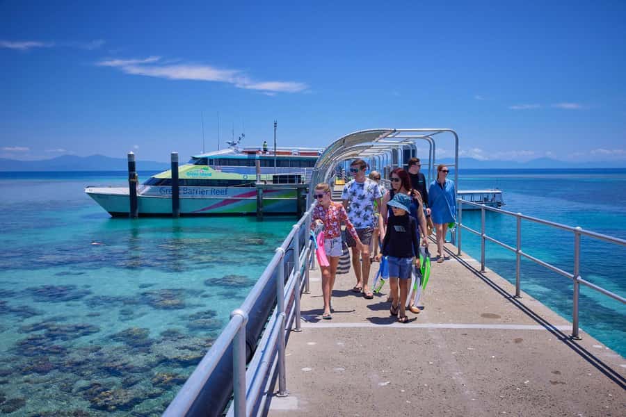 From Cairns: Full-Day Green Island Cruise - Leaving Cairns: Your Catamaran Day Starts at Marlin Wharf