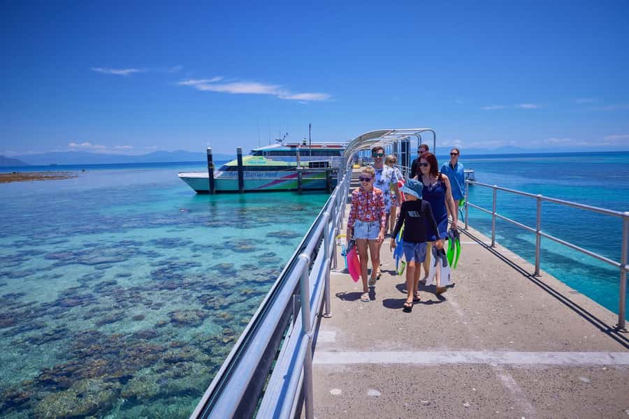 From Cairns: Green Island Full-Day Cruise - Green Island: beach time plus a guided rainforest boardwalk