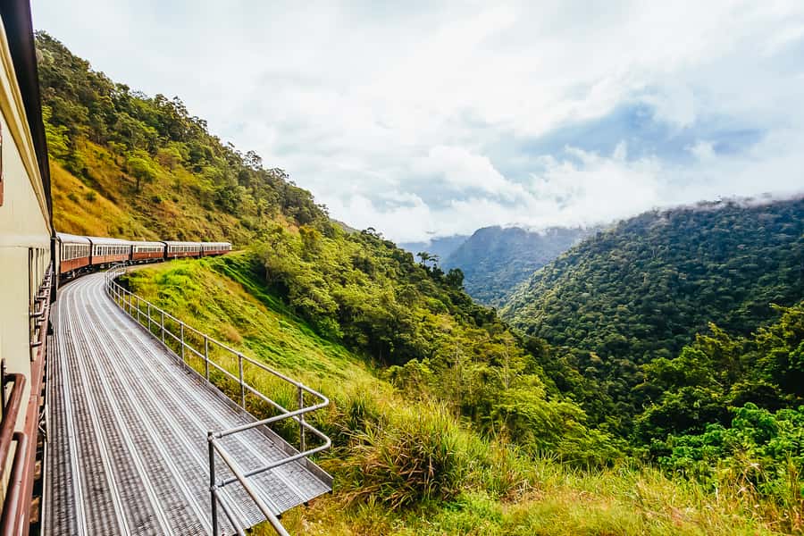 From Cairns: Self-Guided Kuranda Trip with Train and Skyrail - Kuranda Scenic Railway: the uphill view that makes the day