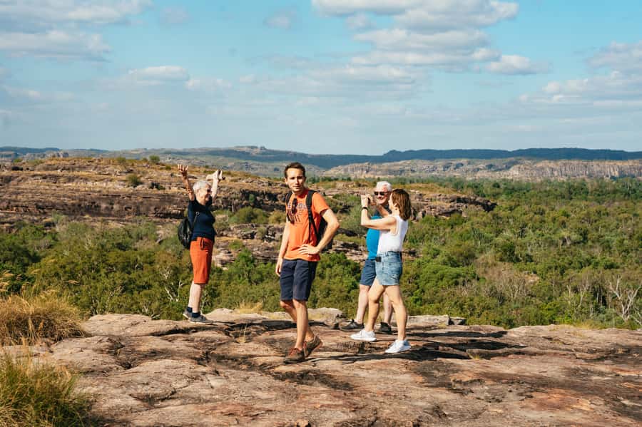 From Darwin: Kakadu Wilderness Escape Day Tour - Ubirr Rock Art Walk: That Climb Is Part of the Point