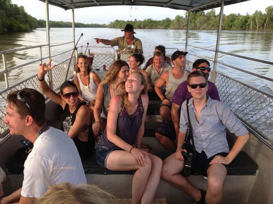 From Darwin: Litchfield Park Tour & Jumping Crocodile Cruise - Waterfall swims at Wangi Falls, Buley Rockhole, and Florence Falls