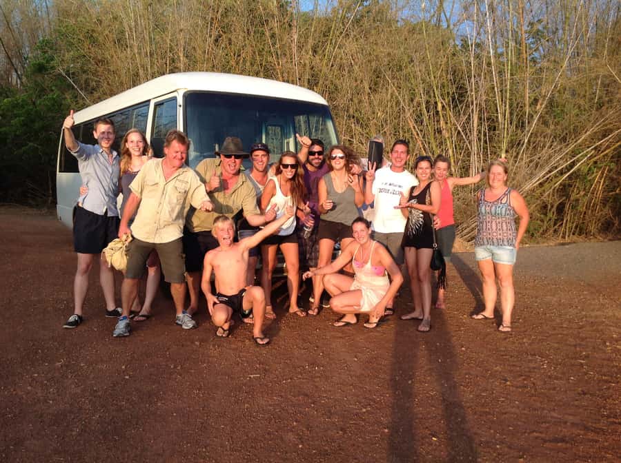 From Darwin: Litchfield Park Tour & Jumping Crocodile Cruise - Termite mounds, Batchelor photo stop, and local stories that make it stick