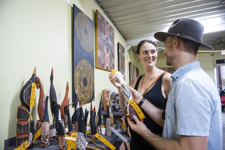 From Darwin: Tiwi By Design Tour by Ferry - Lunch timing and how the meal fits the day