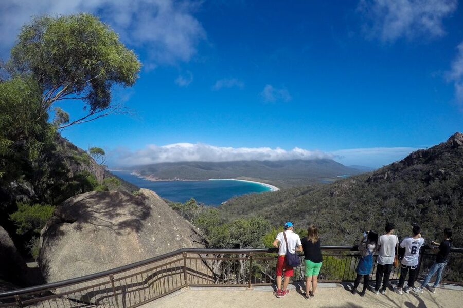 From Launceston: Full-Day Wineglass Bay Explorer Active Tour - Devils Corner Winery: the hilltop unwind after walking all day