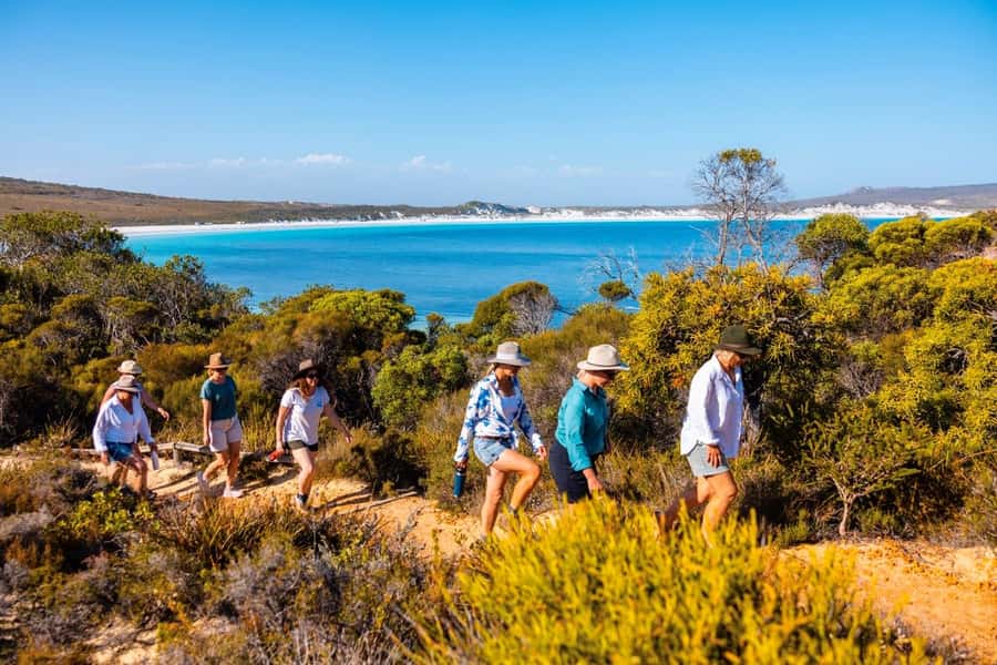 From Perth: Margaret River to Esperance 6-Day Tour - Day 3: Sunrise at Lucky Bay, Frenchman Peak’s big 360-degree payoff