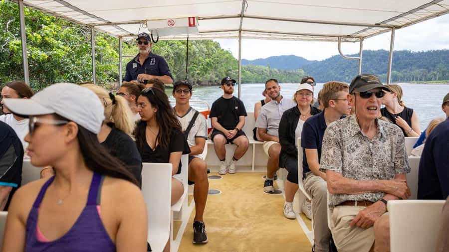 From Port Douglas: Daintree Rainforest & Mossman Gorge Tour - The Daintree cable ferry crossing, a short moment with real purpose