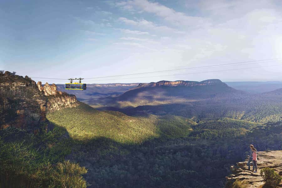 From Sydney: Blue Mountains, Scenic World, Zoo, & Ferry Ride - Scenic World Katoomba: Skyway, Rainforest Walk, Cableway, and the Steepest Railway