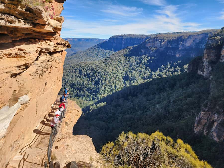 From Sydney: Blue Mountains Tour with Waterfall Walk & Lunch - Wentworth Falls Waterfall Walk: The 90 Minutes And Optional Stair Descent
